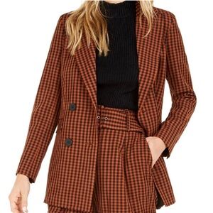 Xs (size 2) button up checkered blazer